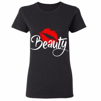 Fancyqube New Chic High Quality Hot sale couple beast t-shirts cute men women lovers match 100% soft cotton breathable tops T-shirts Beauty Custom Tee Black - intl