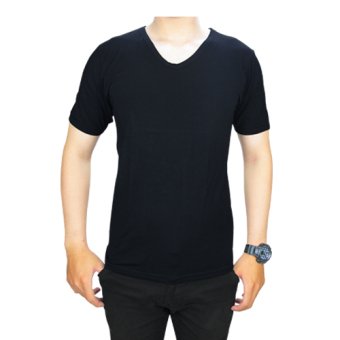 FlyMan Man T-Shirt V-Neck FMA 3137 - Black