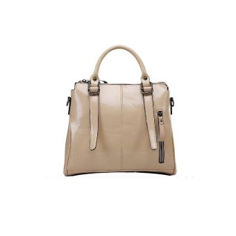 European and American Style Fashion Top-Handle Bag-1001- Beige - intl