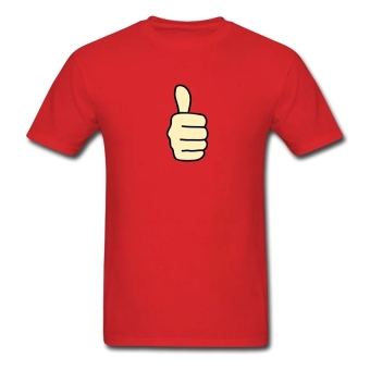 CONLEGO Customize Men's Thumbs Up T-Shirts Red