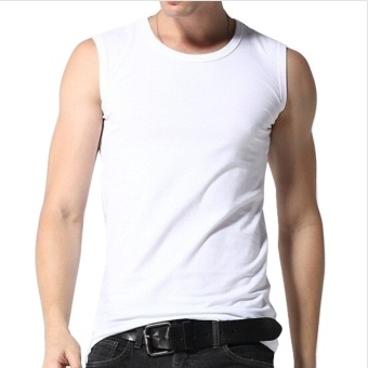 Pierre Uno - Value Pack - Kaos Dalam Pria - Sleeveless Shirt - Putih - 3 Pcs