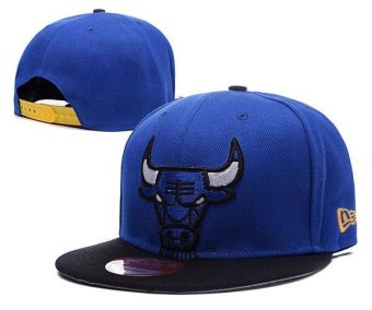 Women's Snapback Caps Chicago Bulls Men's Basketball Sports Hats Fashion NBA Sports New Style Simple Sun Hat Summer Blue - intl