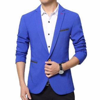 blazer pria super elegan in blue