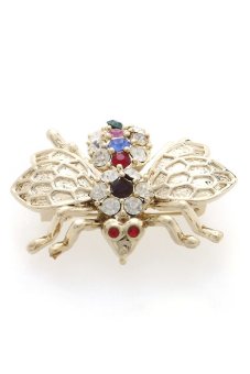1901 Jewelry Fly Brooch 1663 - Bros Wanita - Multicolor