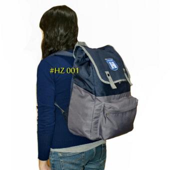 Tas Ransel Canvas Backpack Premium Canvas Hazer HZ 001 Blue