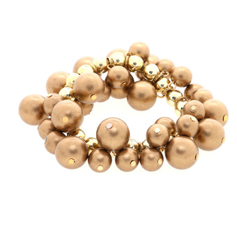 1901 Jewelry Gold Bulb Bracelet - Gelang Wanita - Gold