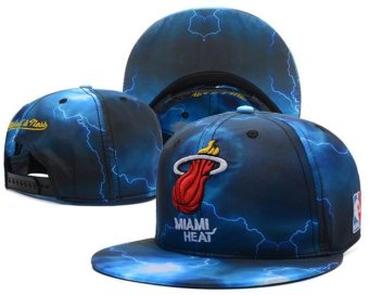 Miami Heat Men's Basketball Sports Hats Women's Snapback Caps NBA Fashion Exquisite Summer Sports Ladies Hat Girls Blue - intl