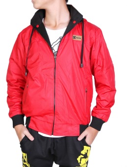 Ronaco DCS Jacket Parasut Double Type - Red Black
