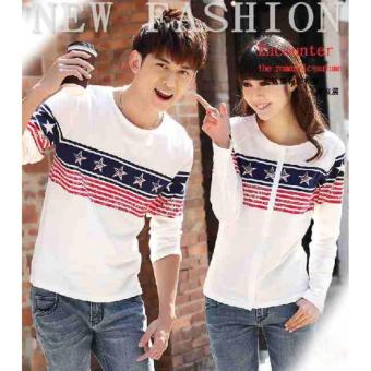 couple store cs - Kaos pasangan/T-shirt couple-KIMONO STAR-white