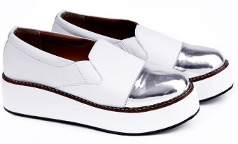 Garucci GOK 5104 Sepatu Casual Sneaker/ Kets Wanita (Putih Kombinasi)