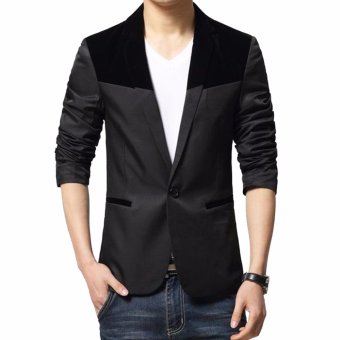 Men's Korean Blazer Fashion Style / Jas Blazer / Blazer Casual Style Abu Pekat - Grey