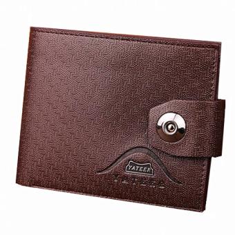 New Style Man's Genuine Leather Short Wallets Multi-Card Purse MWT1228-2-2 coffee - Intl
