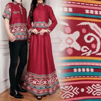 Jakarta Couple - Maxy Couple Nevada Merah / Kemeja Couple