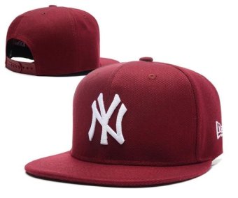 Snapback MLB Fashion Baseball Men's New York Yankees Women's Hats Sports Caps 2017 Newest Casual Unisex Beat-Boy Outdoor Red - intl