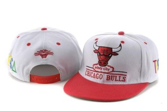Hats Snapback NBA Sports Basketball Women's Caps Fashion Chicago Bulls Men's Bboy Embroidery 2017 Unisex Newest Sun White - intl