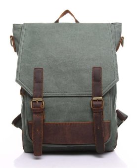 AUGUR Multi-functional Canvas Dual Shoulder Bags Backpack Shoulder Duffle Bag Handbag - intl