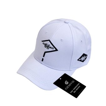 GEMVIE Fashion Men Women Peaked Cap Korean Style Unisex Cotton Baseball Hat Fashion Accessories (White) - intl