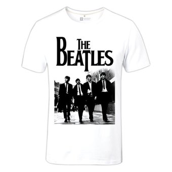 Cosplay Men's The Beatles Culture T-Shirt (White)
