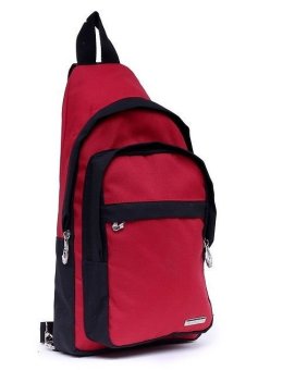 Garucci TAG 5815 Tas Sling Bag Pria (Merah Kombinasi)