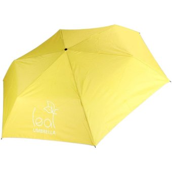 Portable Folding Sun Rain UV Protection Leaf Umbrella - intl