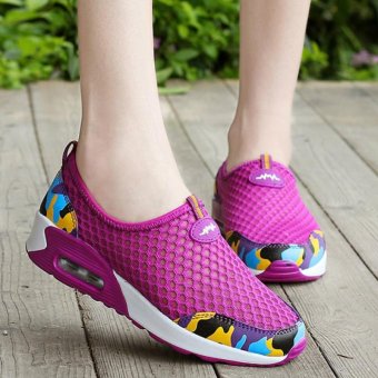 Sepatu Sneakers Wanita Sepatu santai Sepatu Mesh Super Bernapas Sepatu Berjalan - intl