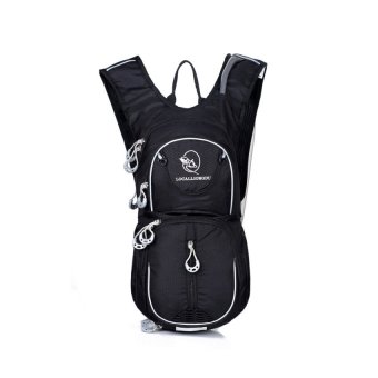Local Lion Cycling Backpack Ultralight Mountaineering Bag 12L Black - intl