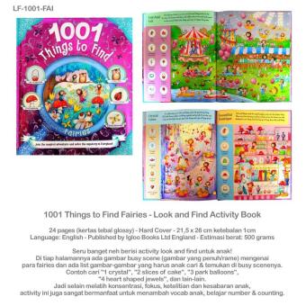 1001 Things To Find Fairies - Look And Find Activity Book