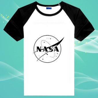 Nasa Retro FOTL Ringer Hipster Geek Space Nerd 100% Cotton O Neck Unisex Insert Short Sleeve T Shirts - intl