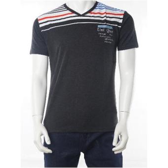 502216 T-Shirt Short / Kaos Pendek Pria V-Neck Hongkong Import \"CoolBox By Future Men”