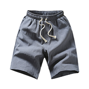 EOZY Fashion Men Beach Pants Board Shorts Korean Style Brand New Male Casual Summer Beach Short Pants (Grey) - intl