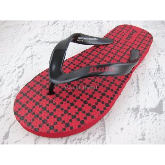 Bata Sandal Pria Keren Merah 872-5602