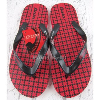 Bata Sandal Pria Keren Merah 872-5602