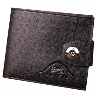New Style Man's Genuine Leather Short Wallets Multi-Card Purse MWT1228-2-1 black
