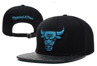 Women's Caps Fashion Basketball Sports Men's NBA Snapback Hats Chicago Bulls Cool Embroidery 2017 Simple Bboy Fashionable Black - intl