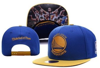 Fashion Women's Snapback Caps Golden State Warriors NBA Men's Basketball Sports Hats Beat-Boy Hip Hop Exquisite Simple Hat Outdoor Blue - intl