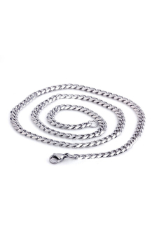Jetting Buy Stainless Steel Chain Necklace (Silver)