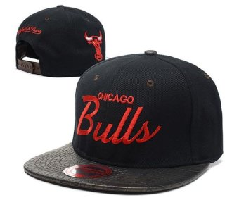 Women's Snapback Caps Men's Basketball Sports Hats NBA Fashion Chicago Bulls Exquisite Outdoor Sun Fashionable Simple Hat Black - intl
