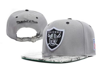 NFL Caps Snapback Fashion Oakland Raiders Men's Hats Women's Sports Football Exquisite Embroidery Ladies Cool Boys All Code Grey - intl