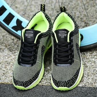 Outdoor Sports Shoes,Black&Green - intl
