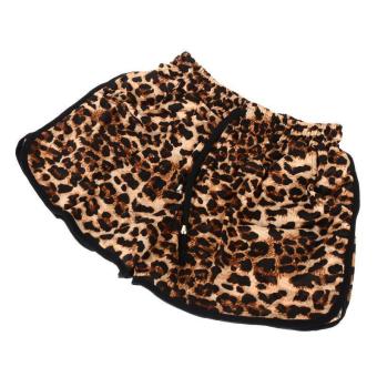Women High Waist Leopard Summer Casual Shorts Hot Pants - intl