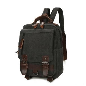 Multi-Functional New Mini Shoulder Bag Men and Women Canvas Small Backpack Messenger Couple Travel Bag Chest Pack - intl