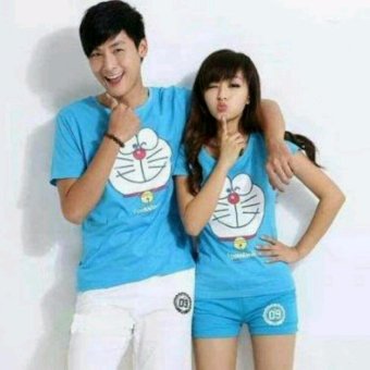 Jakarta Couple - Kaos Couple Doraemon