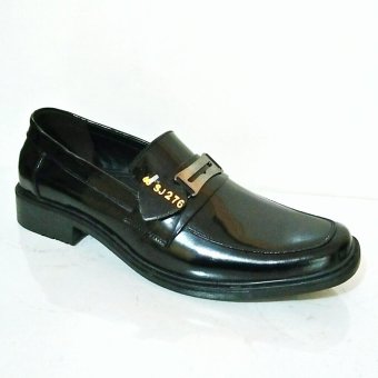Man Dien Sepatu Kulit Lak Pantofel Pria Export Quality PDH SJ276-LUX (Hitam)