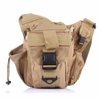 Naoki Tactical Camping Hiking Bike Sport Military Army Travel Waist Pack Hand Carry Pouch Shoulder Bag （Khaki） - intl