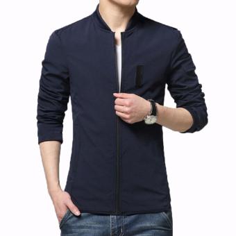 Jas jaket pria - casual style moment - navy blue