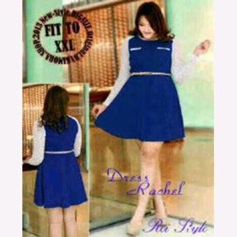 Ace Fashion Dress Midi Rachel - REI (Biru)