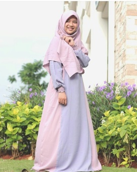 Smart hijab ungu