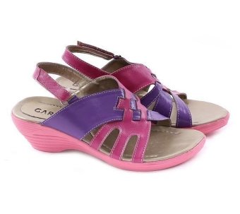 Garucci GN 9056 Sepatu Anak Wedges Perempuan (Pink Kombinasi)
