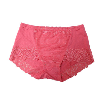 Eelic 9178 Celana Dalam Wanita, Warna Pink, Renda dan Brokat Strech Serat kayu Modal