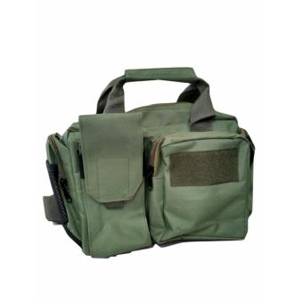 Gear Army Base Elite Military Thigh Bag Tool Pouch TBTP02 - Tas Selempang Model USA Military [Green Army]